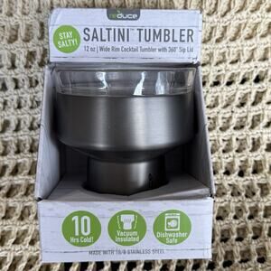 Reduce Saltini 12oz Insulated Cocktail Tumbler Stainless Steel 360° Sip Lid NEW